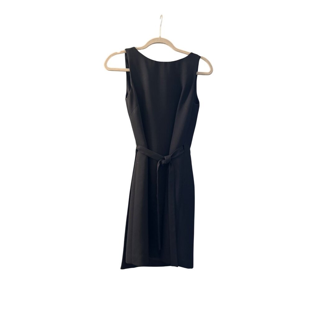 Sleeveless Black YL By Yair Dress With Open Back Detail & Waist Tie Size 6
